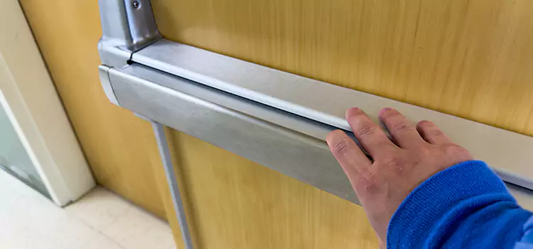 Installing a Push Bar on a Door South Miami Heights